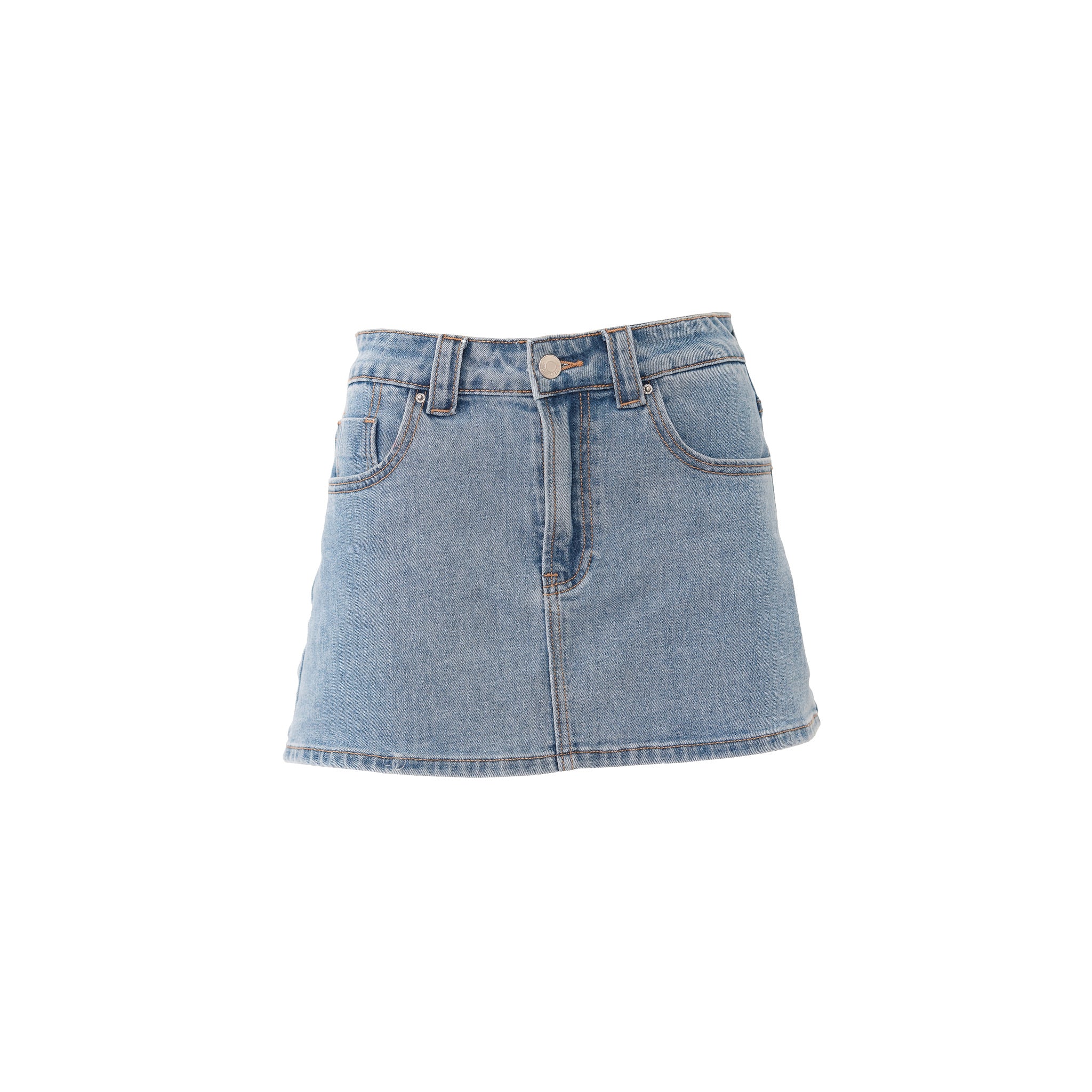 "Seaside" denim skirt blue