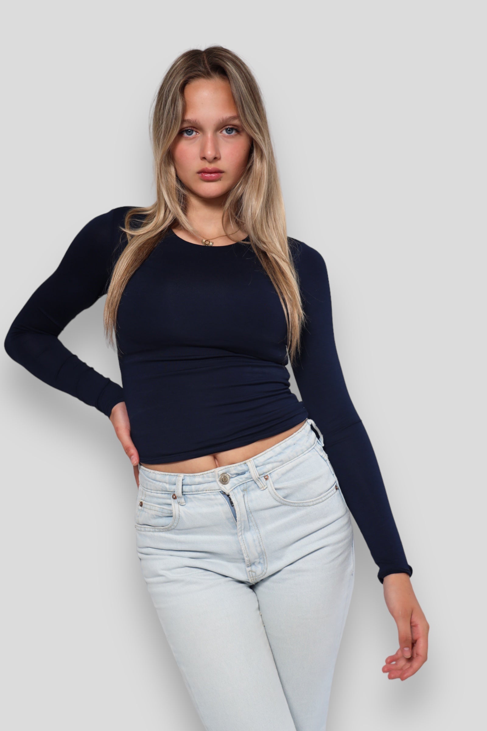 "Muse" top navy