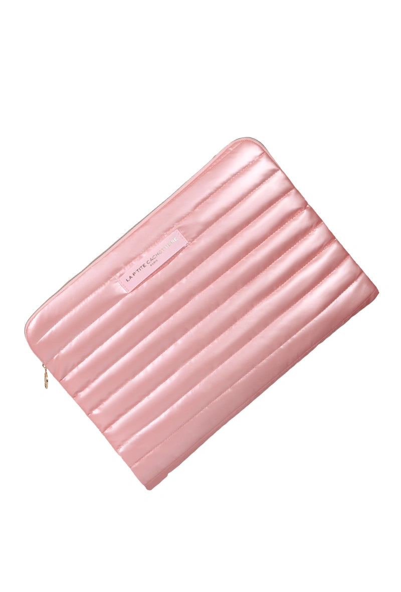 "Shiny" laptop case pink